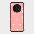Be Loved Customized Glass Case Cover Peach For Realme 12X 5G
