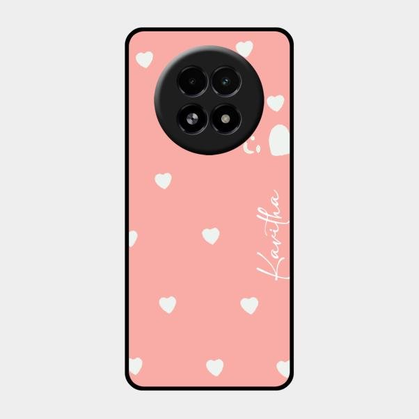 Be Loved Customized Glass Case Cover Peach For Realme 13 5G
