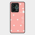 Be Loved Customized Glass Case Cover Peach For Realme 15 Pro 5G