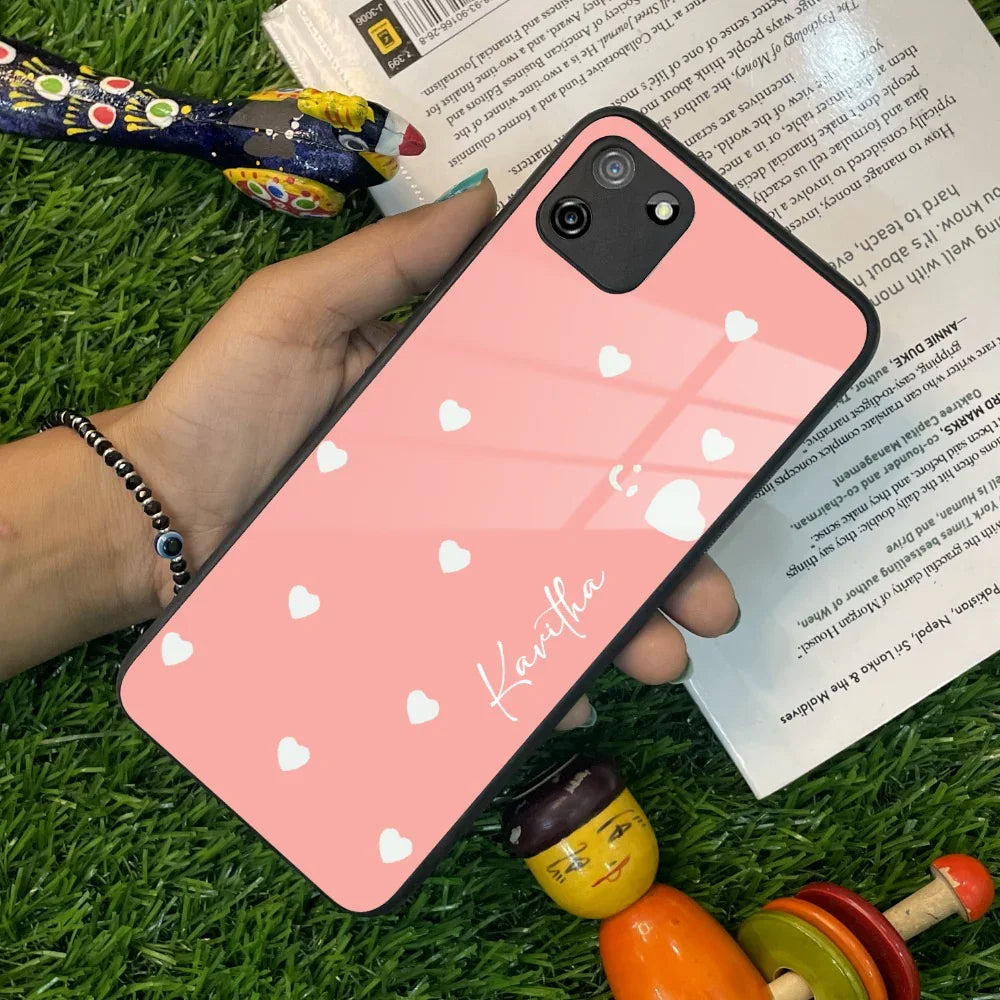Be Loved Customized Glass Case Cover Peach For Realme/Narzo - ShopOnCliQ