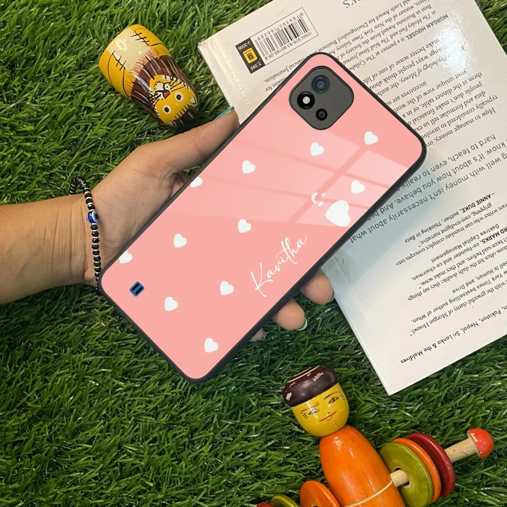 Be Loved Customized Glass Case Cover Peach For Realme/Narzo - ShopOnCliQ