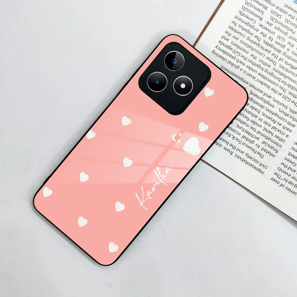 Be Loved Customized Glass Case Cover Peach For Realme/Narzo - ShopOnCliQ