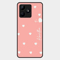 Be Loved Customized Glass Case Cover Peach For Realme C53