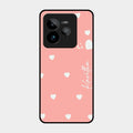 Be Loved Customized Glass Case Cover Peach For Realme Gt 7 Pro