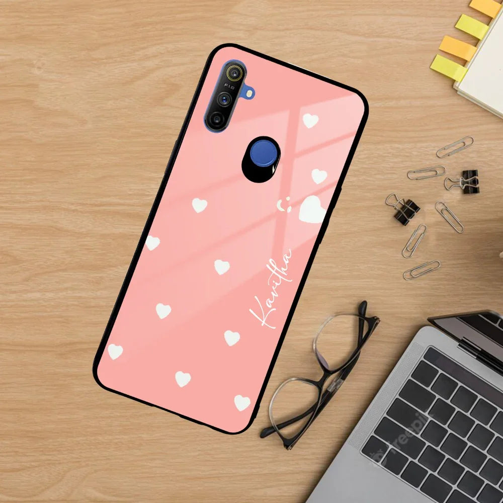 Be Loved Customized Glass Case Cover Peach For Realme/Narzo - ShopOnCliQ