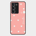 Be Loved Customized Glass Case Cover Peach For Realme P3 Lite 5G