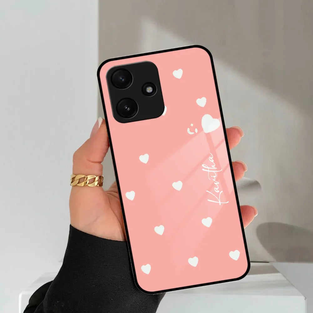 Be Loved Customized Glass Case Cover Peach For Poco - ShopOnCliQ