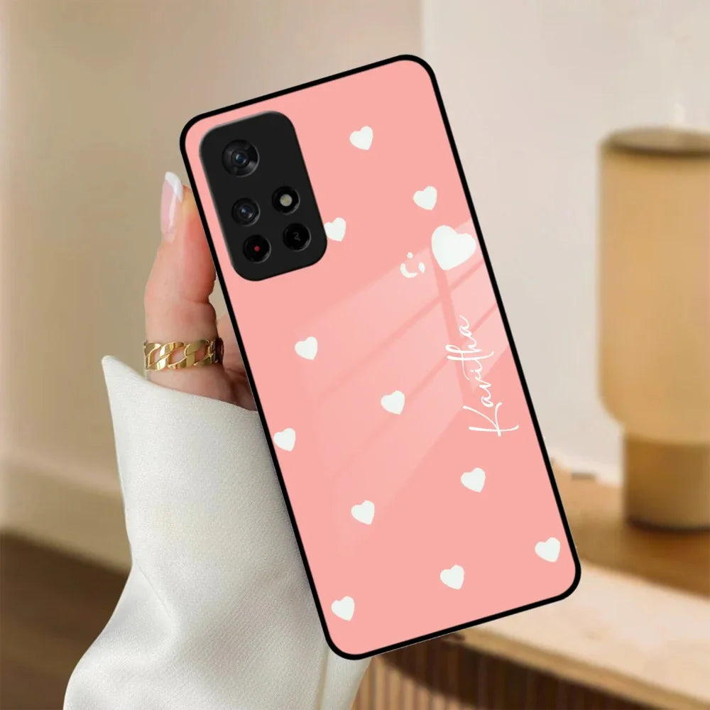 Be Loved Customized Glass Case Cover Peach For Poco - ShopOnCliQ