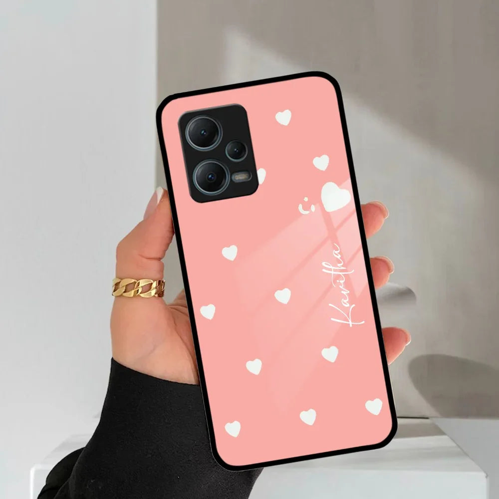 Be Loved Customized Glass Case Cover Peach For Poco - ShopOnCliQ