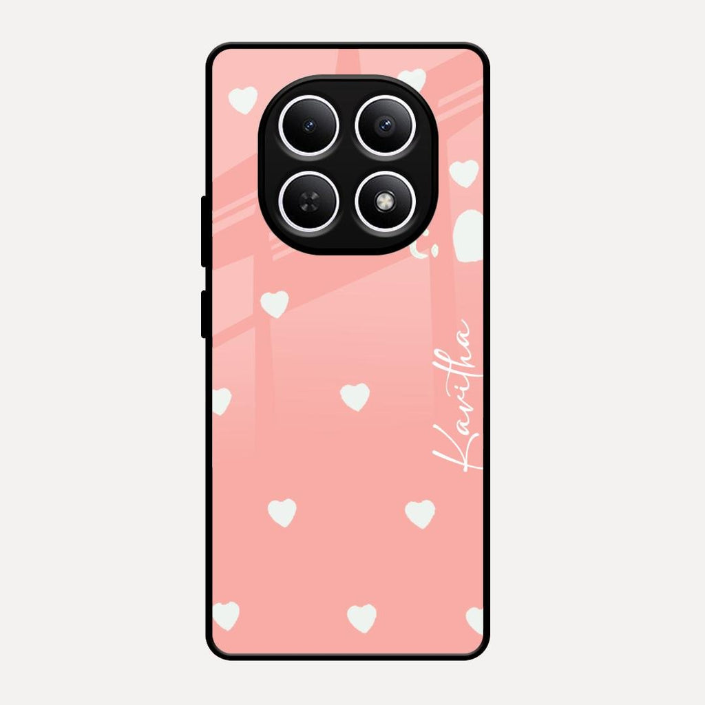 Be Loved Customized Glass Case Cover Peach For Redmi Note 15 5G