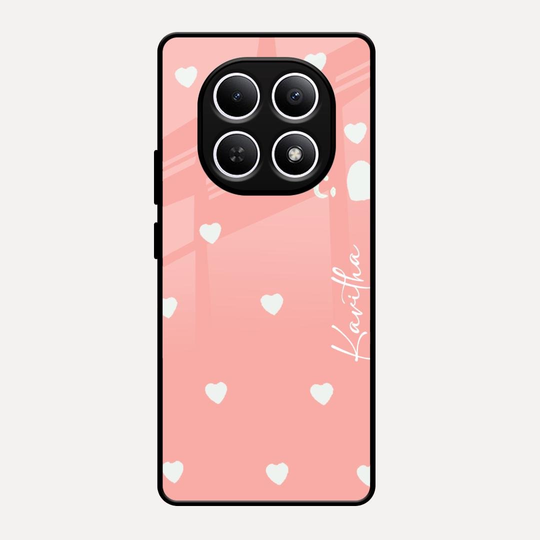 Be Loved Customized Glass Case Cover Peach For Redmi Note 15 5G