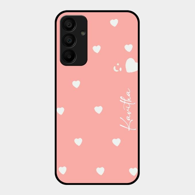 Be Loved Customized Glass Case Cover Peach For Samsung Galaxy A15 5G