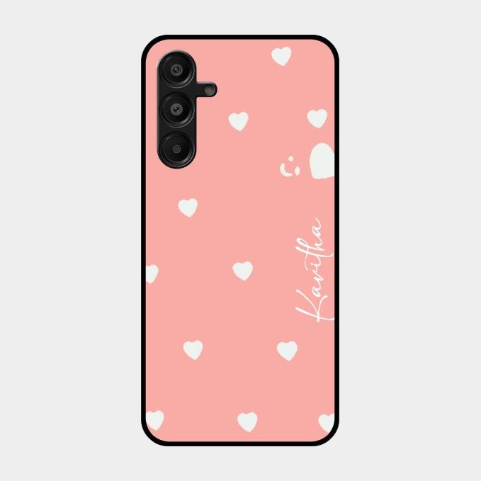 Be Loved Customized Glass Case Cover Peach For Samsung Galaxy A16 5G