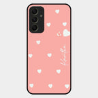 Be Loved Customized Glass Case Cover Peach For Samsung Galaxy A34 5G
