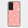 Be Loved Customized Glass Case Cover Peach For Samsung Galaxy A54 5G