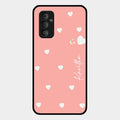 Be Loved Customized Glass Case Cover Peach For Samsung Galaxy F23 5G