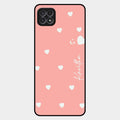 Be Loved Customized Glass Case Cover Peach For Samsung Galaxy F42 5G