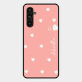Be Loved Customized Glass Case Cover Peach For Samsung Galaxy F54 5G