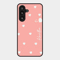 Be Loved Customized Glass Case Cover Peach For Samsung Galaxy F55 5G