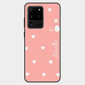 Be Loved Customized Glass Case Cover Peach For Samsung Galaxy S20 Ultra