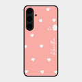 Be Loved Customized Glass Case Cover Peach For Samsung Galaxy S24 Plus 5G
