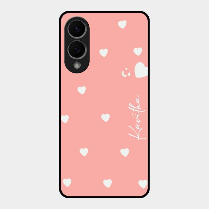 Be Loved Customized Glass Case Cover Peach For Samsung Galaxy S25 Edge 5G