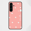 Be Loved Customized Glass Case Cover Peach For Samsung Galaxy S25 FE 5G