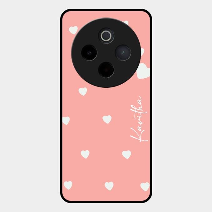 Be Loved Customized Glass Case Cover Peach For Vivo T4 5G