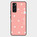 Be Loved Customized Glass Case Cover Peach For Vivo V20 Se