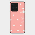Be Loved Customized Glass Case Cover Peach For Vivo V23 5G
