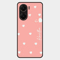 Be Loved Customized Glass Case Cover Peach For Vivo V29E 5G