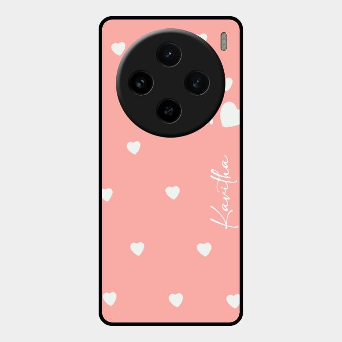 Be Loved Customized Glass Case Cover Peach For Vivo X100 5G