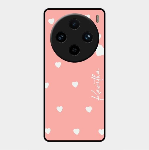 Be Loved Customized Glass Case Cover Peach For Vivo X100 Pro 5G