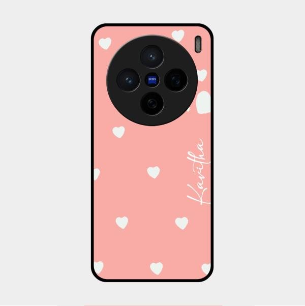 Be Loved Customized Glass Case Cover Peach For Vivo X200 5G