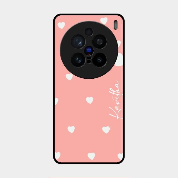 Be Loved Customized Glass Case Cover Peach For Vivo X200 Pro 5G