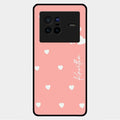 Be Loved Customized Glass Case Cover Peach For Vivo X80 5G