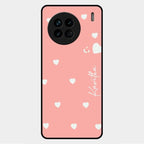 Be Loved Customized Glass Case Cover Peach For Vivo X90 5G