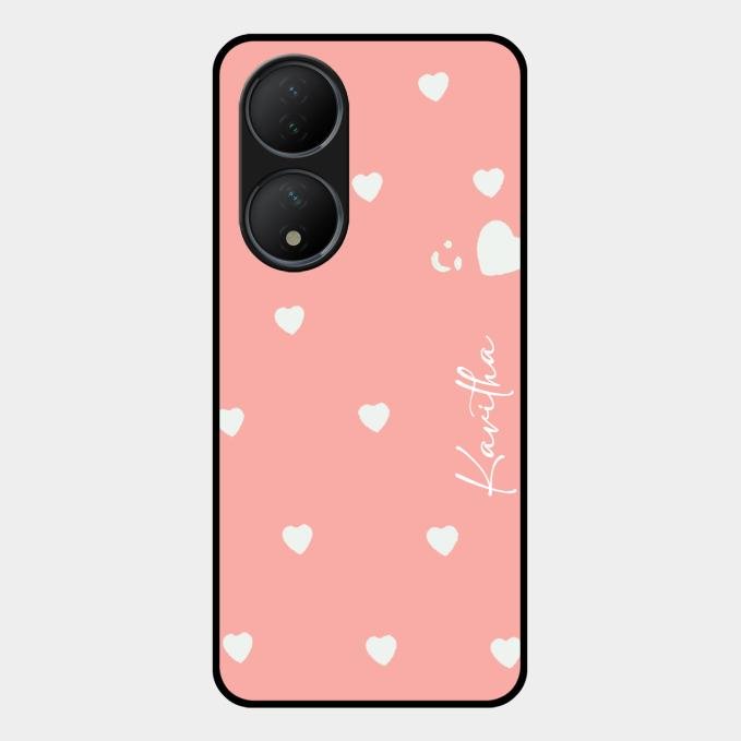 Be Loved Customized Glass Case Cover Peach For Vivo Y100A 5G
