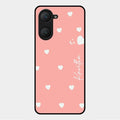 Be Loved Customized Glass Case Cover Peach For Vivo Y18T