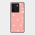 Be Loved Customized Glass Case Cover Peach For Vivo Y300 Plus 5G