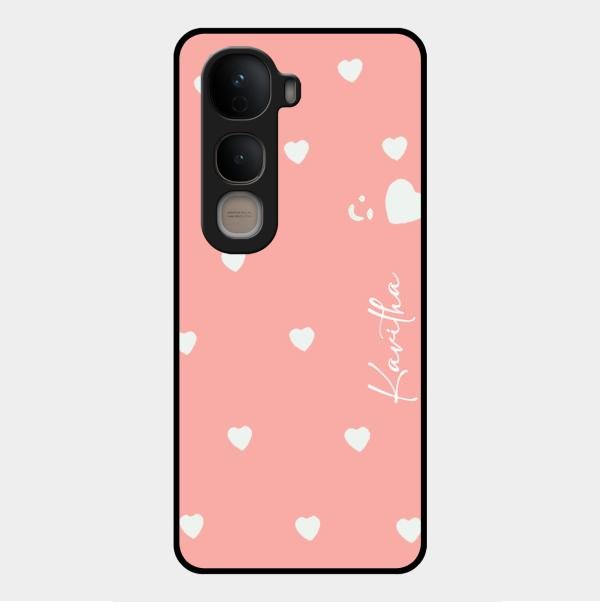 Be Loved Customized Glass Case Cover Peach For Vivo Y400 5G