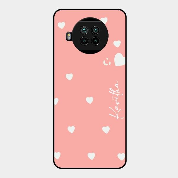Be Loved Customized Glass Case Cover Peach For Xiaomi Mi 10I 5G