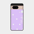 Be Loved Customized Glass Case Cover Purple For Google Pixel 8 5G