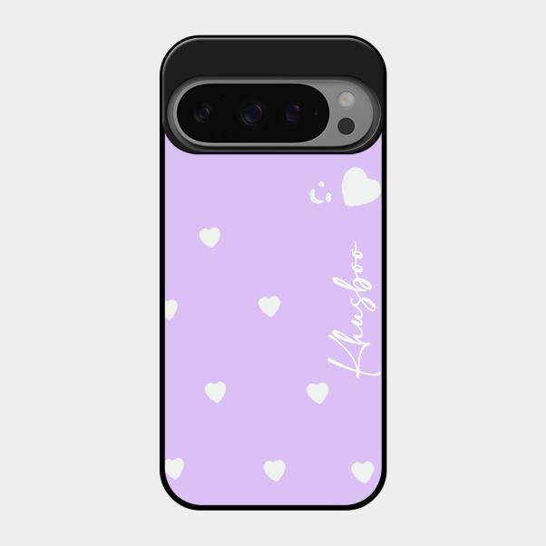 Be Loved Customized Glass Case Cover Purple For Google Pixel 9 Pro 5G