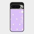 Be Loved Customized Glass Case Cover Purple For Google Pixel 9 Pro Xl
