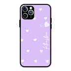 Be Loved Customized Glass Case Cover Purple For iPhone 11 Pro Max