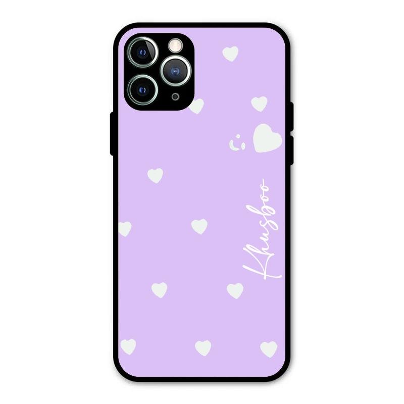 Be Loved Customized Glass Case Cover Purple For iPhone 11 Pro Max