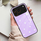 Be Loved Customized Glass Case Cover Purple For iPhone 17 Pro Max