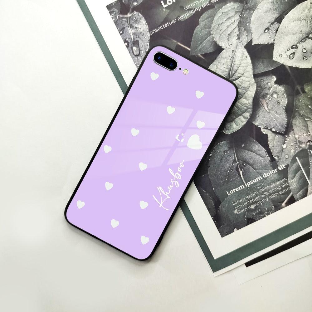 Be Loved Customized Glass Case Cover Purple For iPhone - ShopOnCliQ