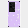 Be Loved Customized Glass Case Cover Purple For Iqoo 11 5G